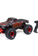 Arrma ARA3537T1 1/10 QUAKE 223S DSC 2WD RTR Brushless Monster Truck, Red