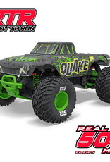 Arrma ARA3537T2 1/10 QUAKE 223S DSC 2WD RTR Brushless Monster Truck, Green