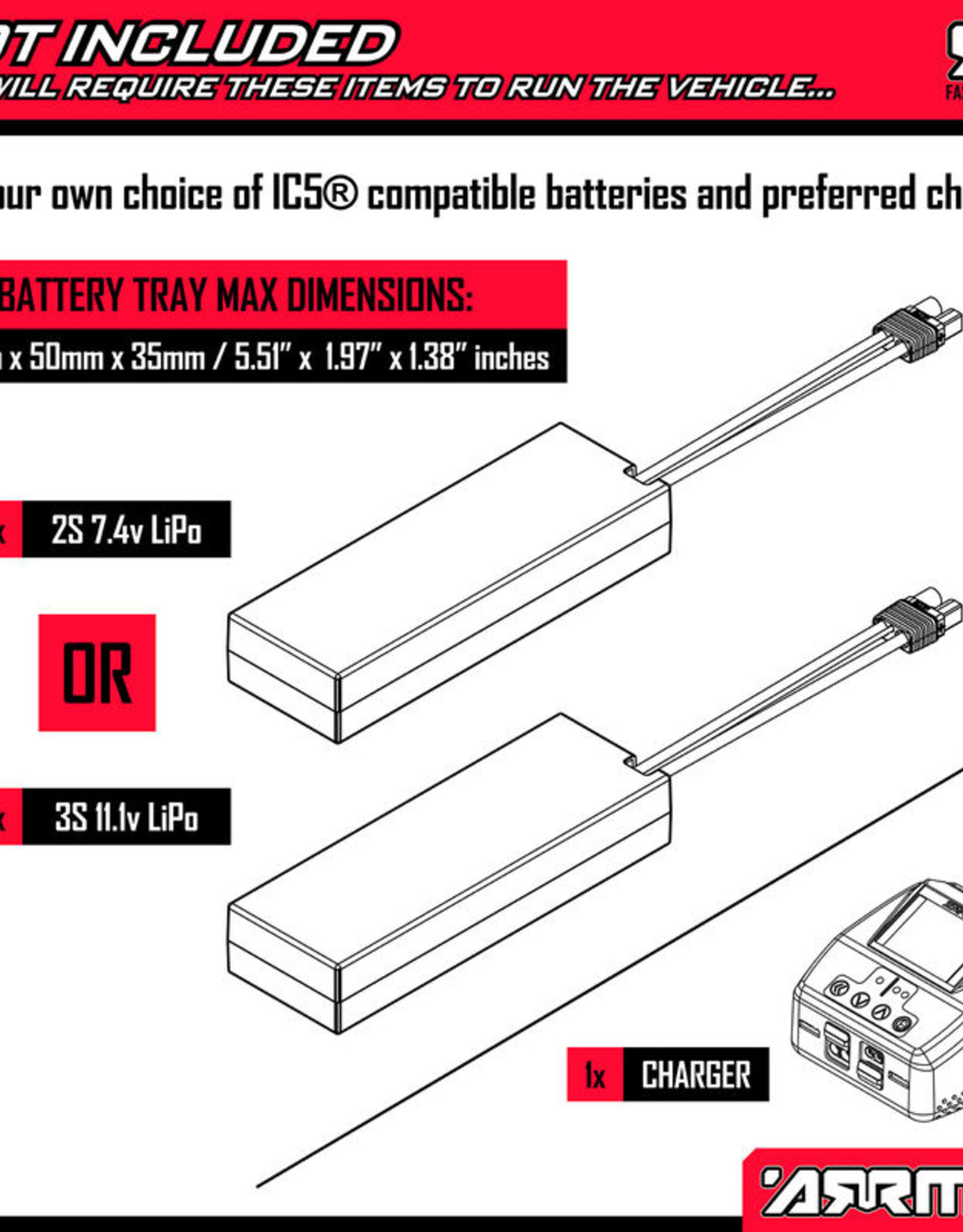 Arrma ARA3537T2 1/10 QUAKE 223S DSC 2WD RTR Brushless Monster Truck, Green