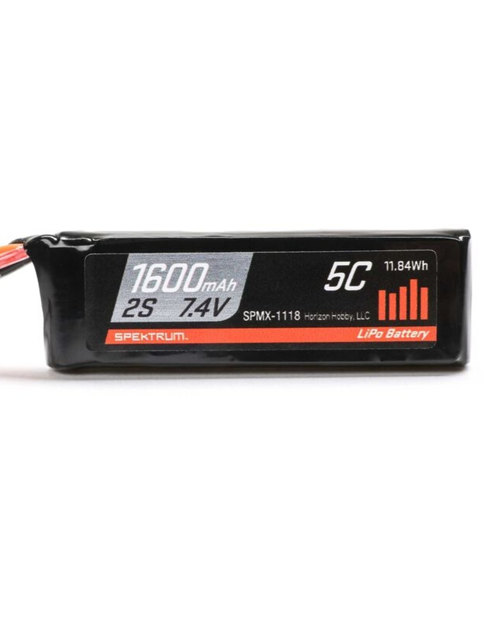 SPECKTRUM SPMX-1118 7.4V 1600mAh 2S 5C Receiver LiPo Battery