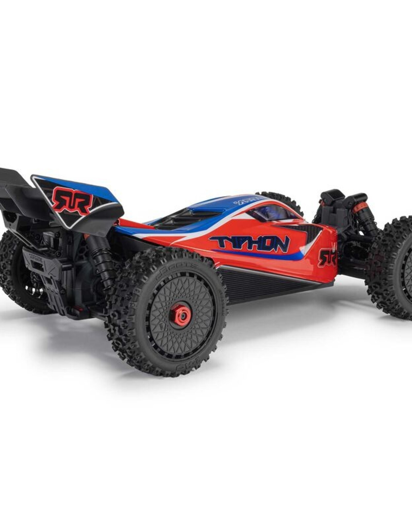 Arrma ARA4306V4T3 1/8 TYPHON 223S DSC 4X4 RTR Brushless Buggy, Red