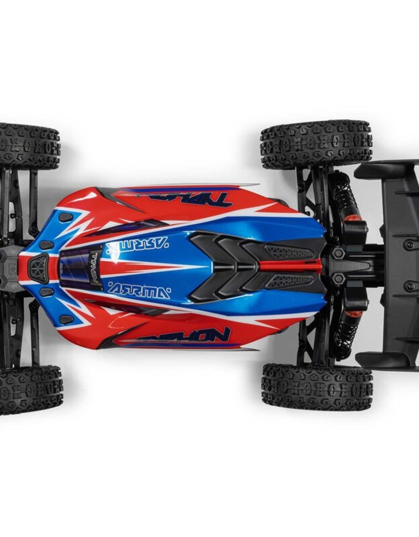 Arrma ARA4306V4T3 1/8 TYPHON 223S DSC 4X4 RTR Brushless Buggy, Red