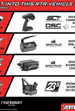 Arrma ARA4306V4T3 1/8 TYPHON 223S DSC 4X4 RTR Brushless Buggy, Red