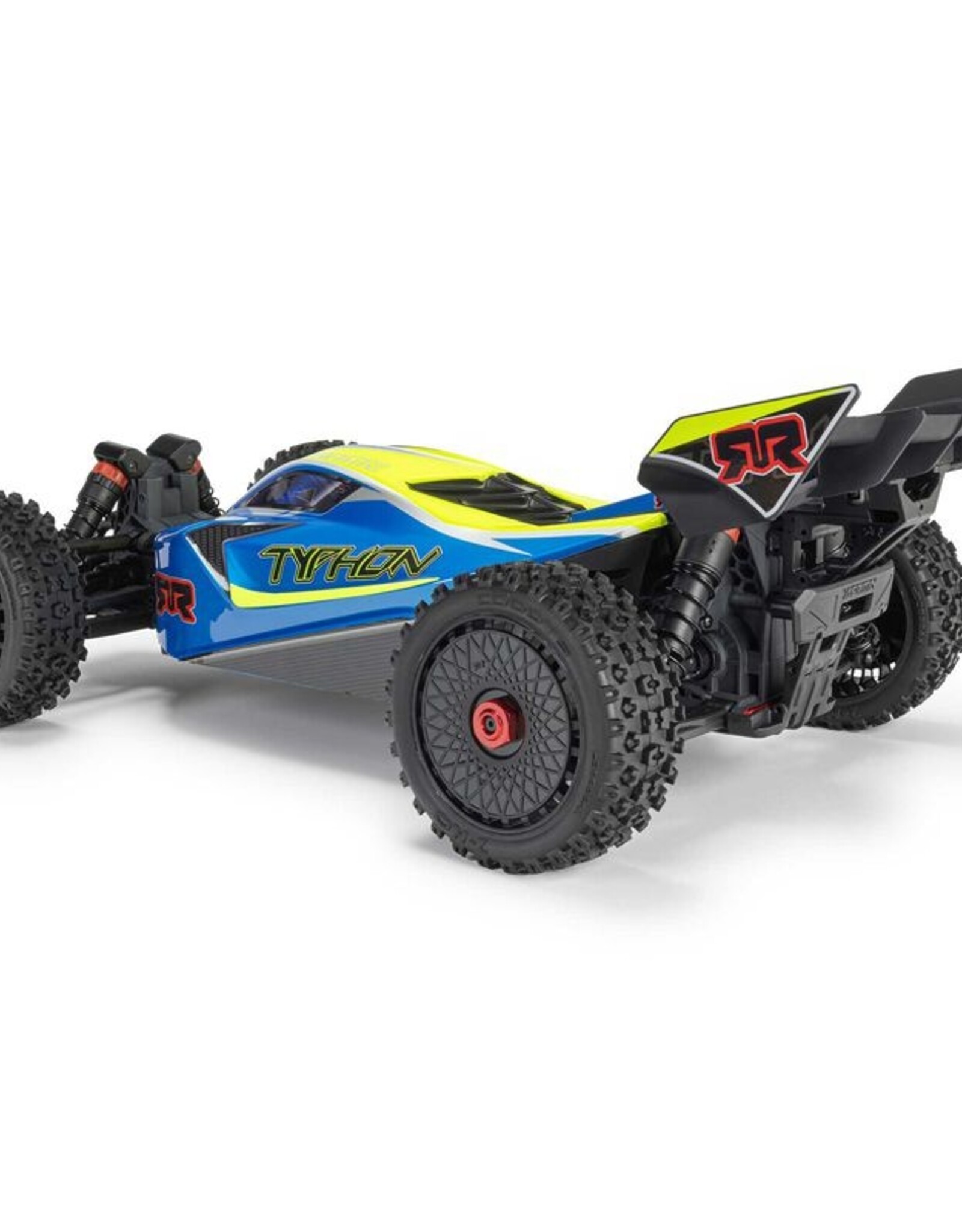 Arrma ARA4306V4T4 1/8 TYPHON 223S DSC 4X4 RTR Brushless Buggy, Blue