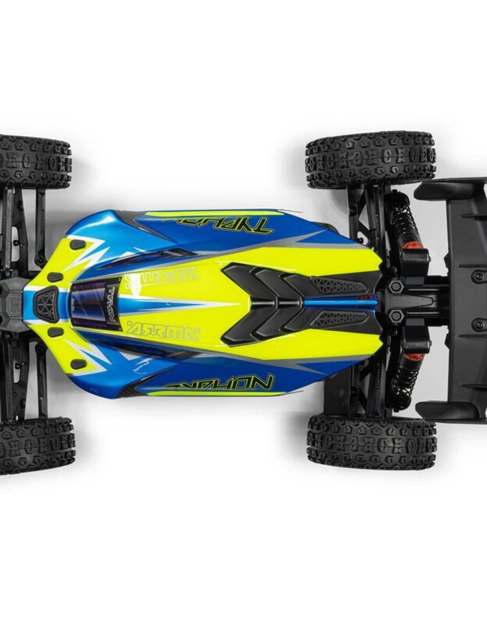 Arrma ARA4306V4T4 1/8 TYPHON 223S DSC 4X4 RTR Brushless Buggy, Blue