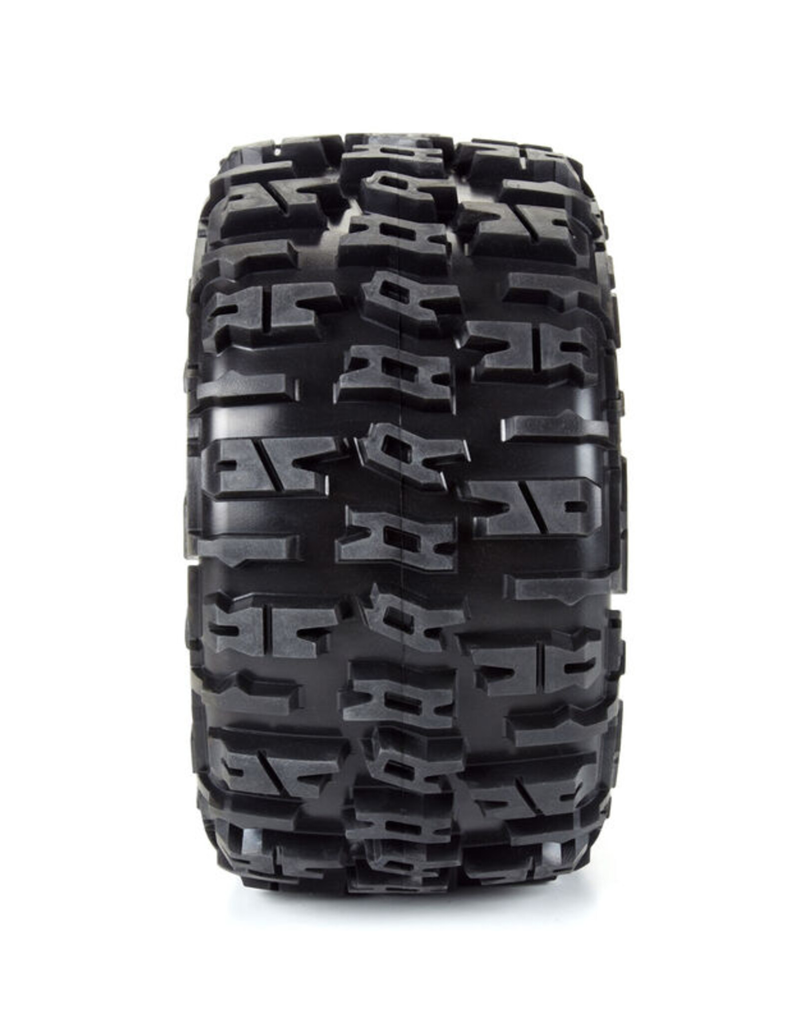 Proline Racing PRO1015114 Limited Edition Trencher Pro-Loc F/R Mounted 24mm Gray/Black Impulse (2): X-MAXX