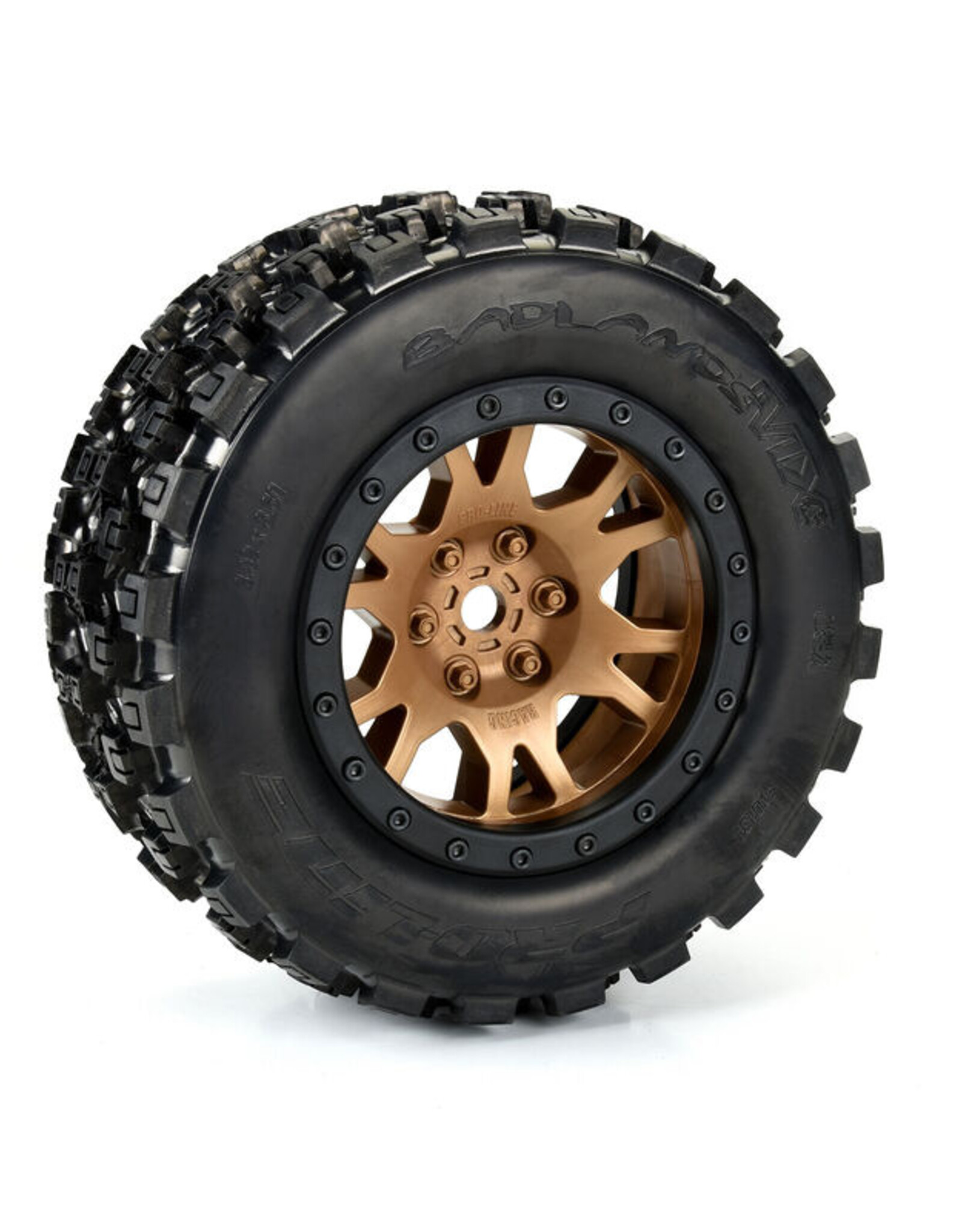 Proline Racing PRO1013115 Limited Edition Badlands MX43 Pro-Loc F/R Mounted 24mm Bronze/Black Impulse (2): X-MAXX