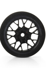 Proline Racing PRO1031610 Fifty6 Foam Tire Mounted on Circuit Black Wheel 8mm Hex (4)
