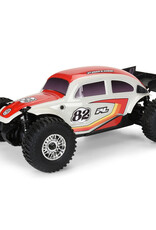 Proline Racing PRO368000T2  Class 1 VW Bug Race Body Kit (Red) & Flat Iron M/T Tires Mounted (4)