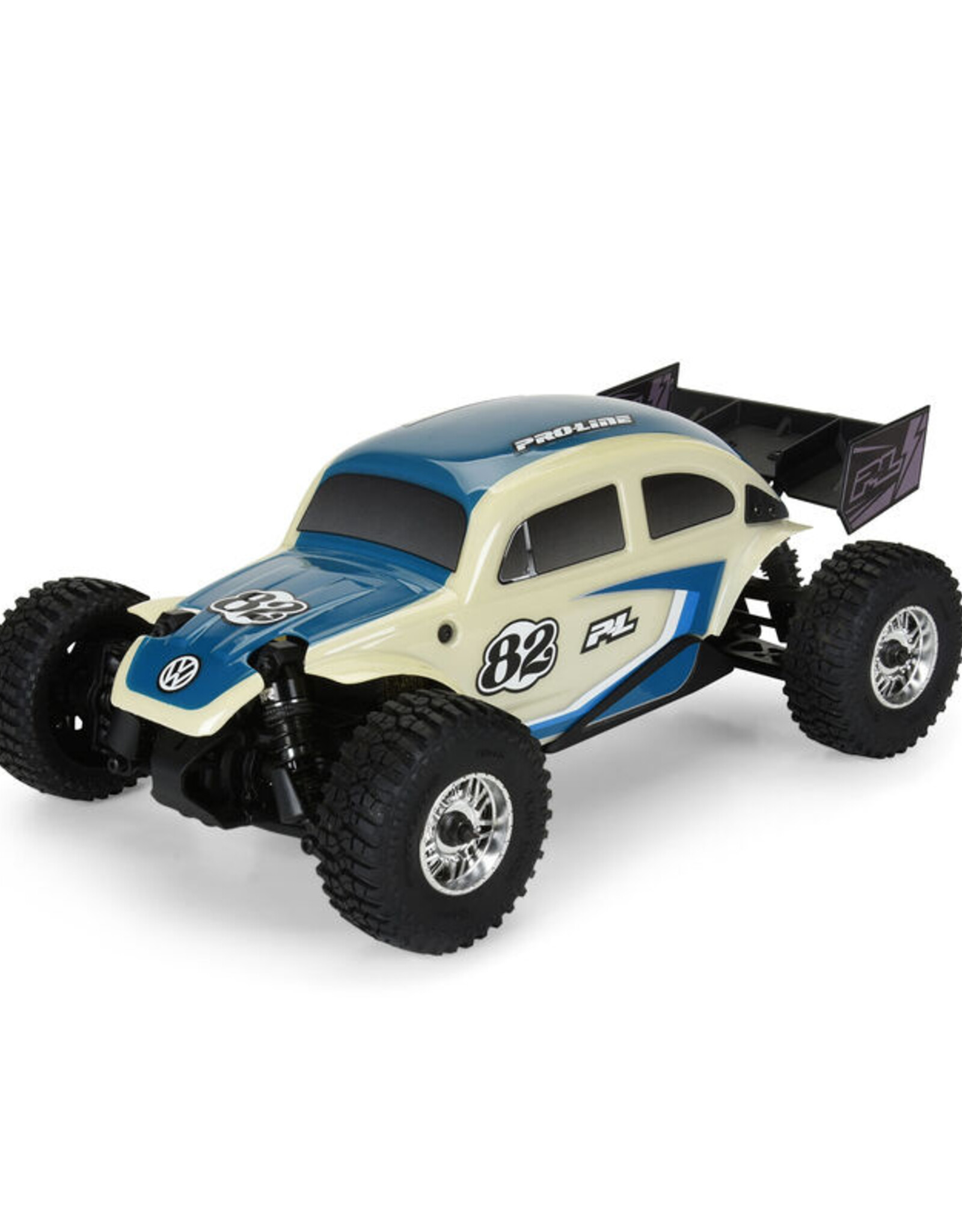 Proline Racing PRO368000T1  Class 1 VW Bug Race Body Kit (Blue) & Flat Iron M/T Tires (4)