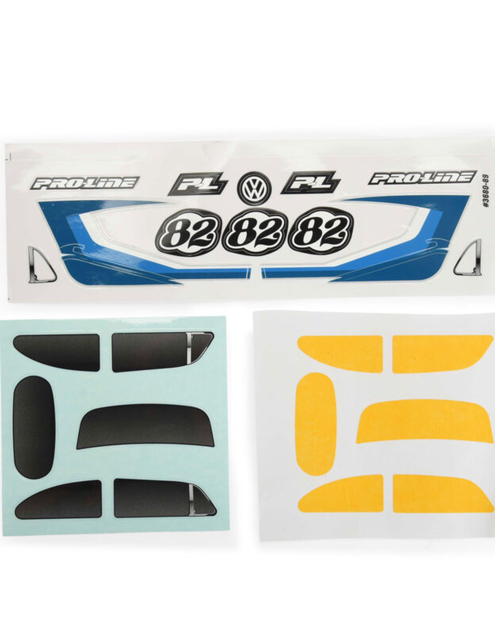 Proline Racing PRO368000T1  Class 1 VW Bug Race Body Kit (Blue) & Flat Iron M/T Tires (4)