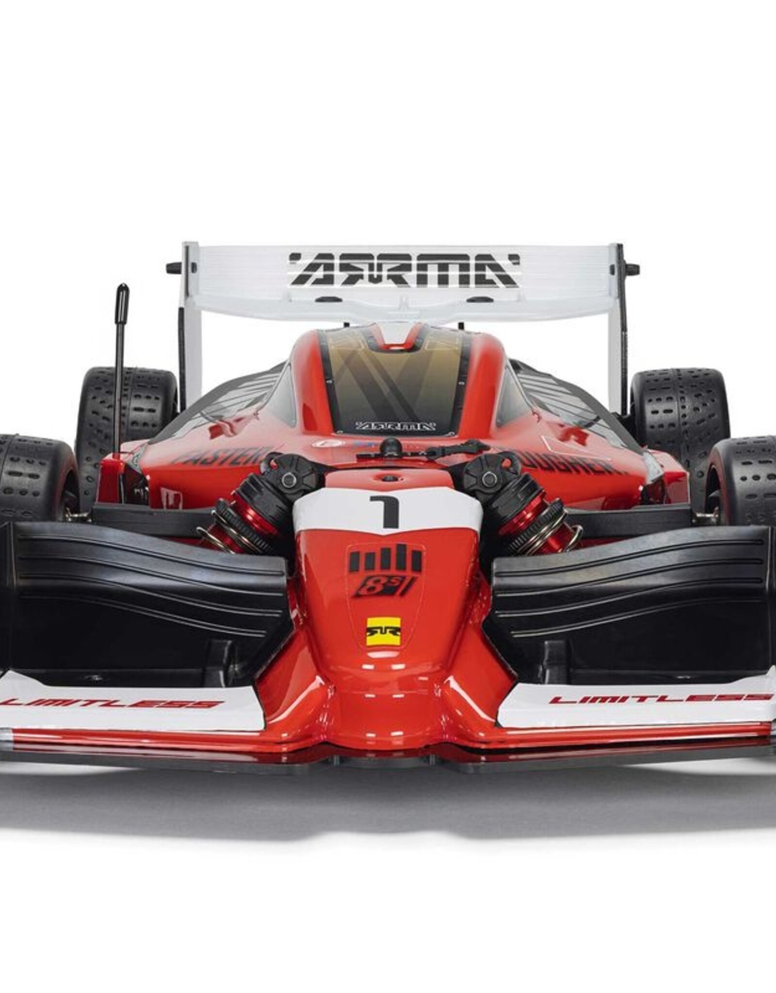 Arrma ARA7816T1 1/7 LIMITLESS 120 8S BLX SPEED MACHINE RTR w AVC, Red/Black