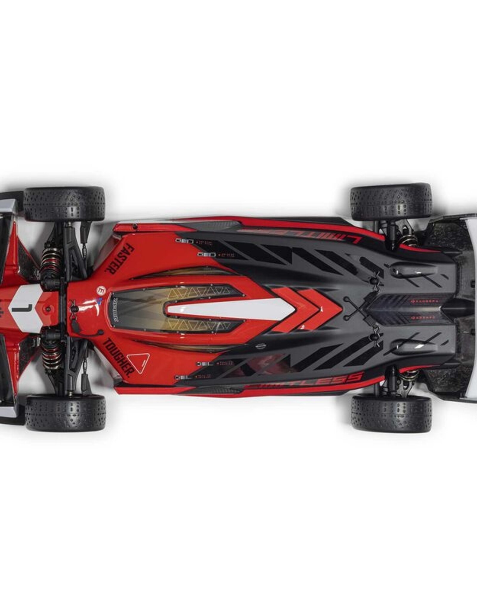 Arrma ARA7816T1 1/7 LIMITLESS 120 8S BLX SPEED MACHINE RTR w AVC, Red/Black