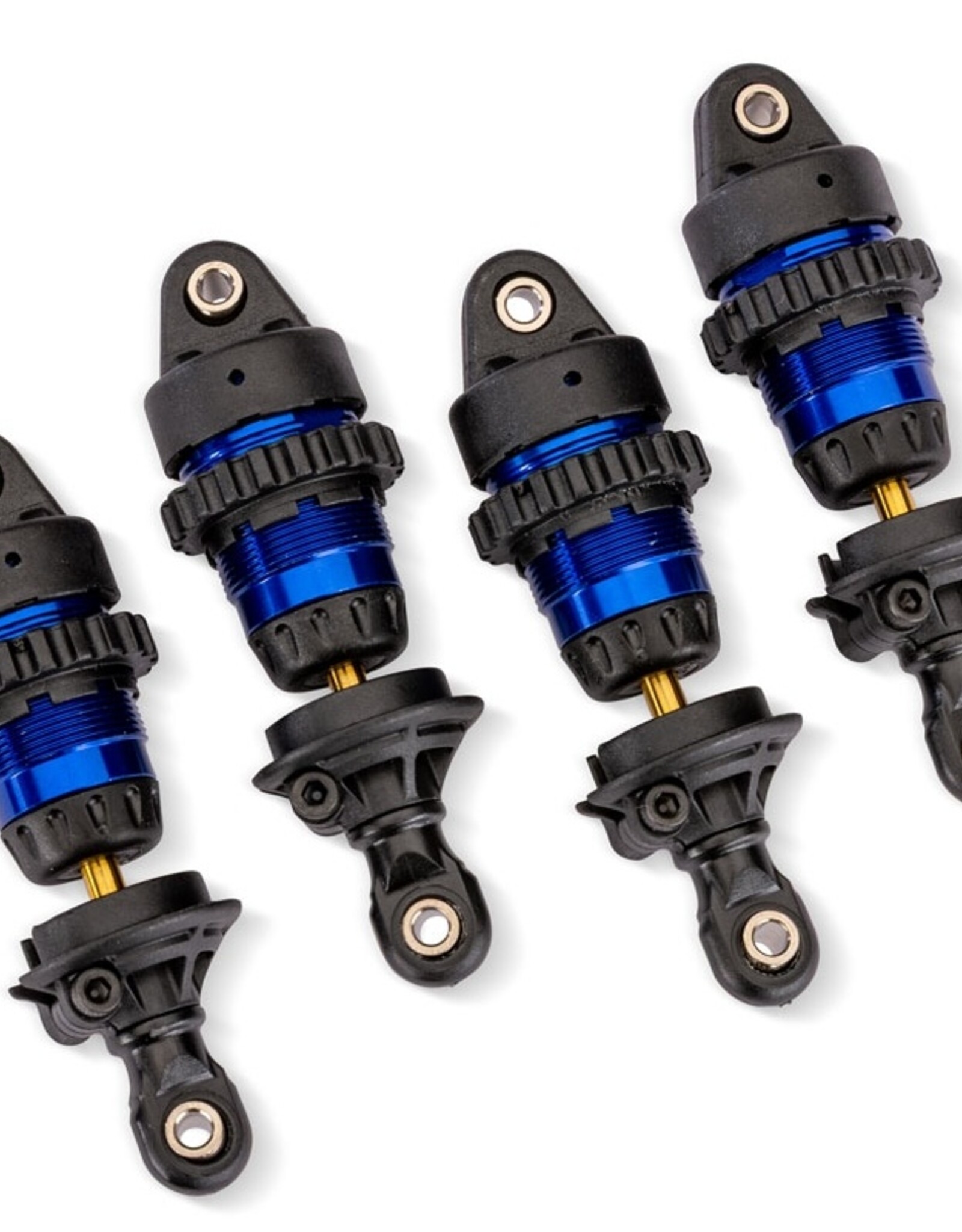 Traxxas TRA10865-BLUE  Blue Aluminum Mini GTR Short Shocks (4)