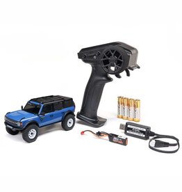 Axial AXI-2048T1  1/30 SCX30 Ford Bronco 4X4 RTR Brushed Rock Crawler (Battery & Charger Included), Blue