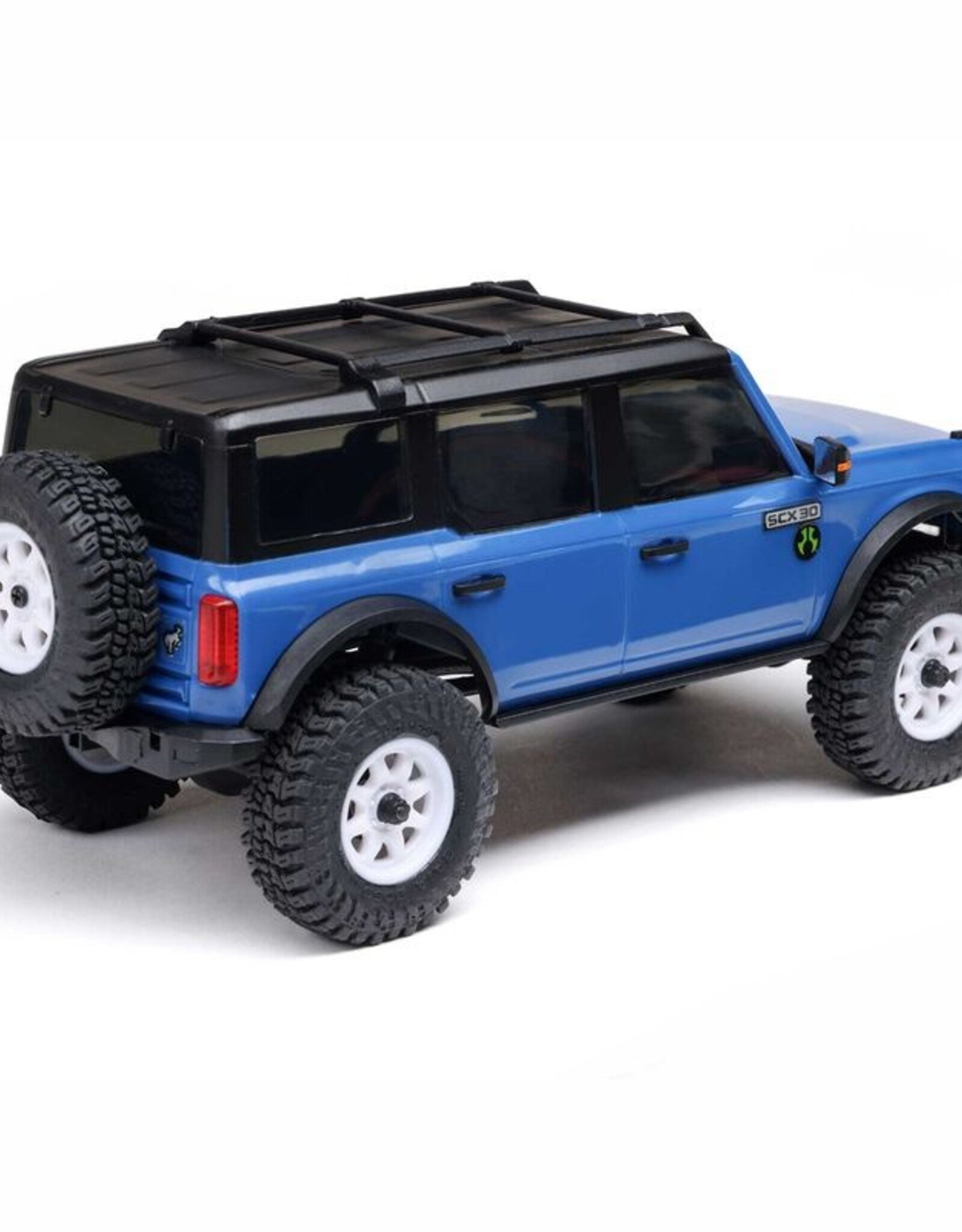 Axial AXI-2048T1  1/30 SCX30 Ford Bronco 4X4 RTR Brushed Rock Crawler (Battery & Charger Included), Blue
