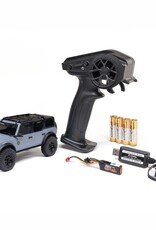 Axial AXI-2048T2  1/30 SCX30 Ford Bronco 4X4 RTR Brushed Rock Crawler (Battery & Charger Included), Gray