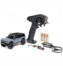 Axial AXI-2048T2  1/30 SCX30 Ford Bronco 4X4 RTR Brushed Rock Crawler (Battery & Charger Included), Gray