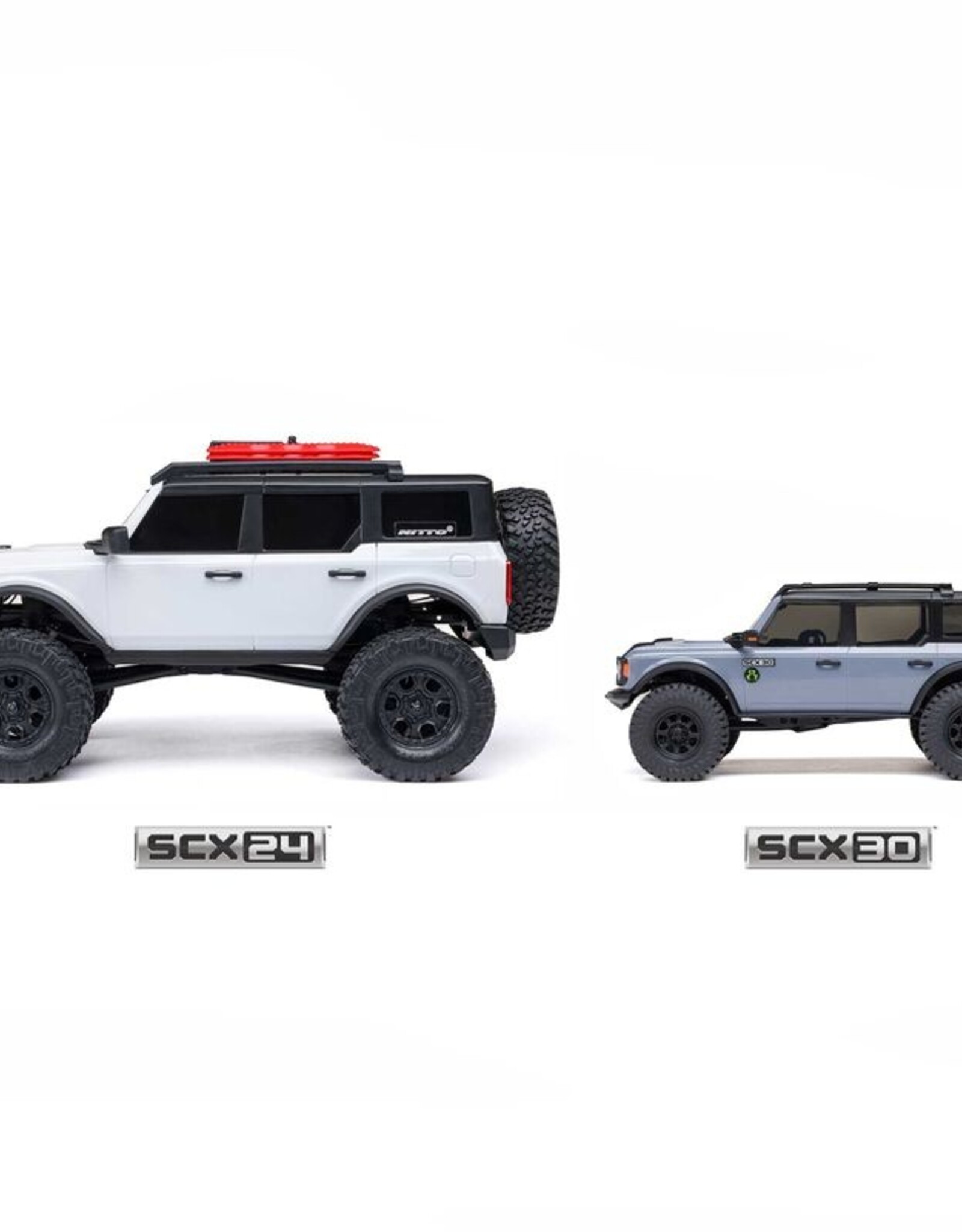 Axial AXI-2048T2  1/30 SCX30 Ford Bronco 4X4 RTR Brushed Rock Crawler (Battery & Charger Included), Gray
