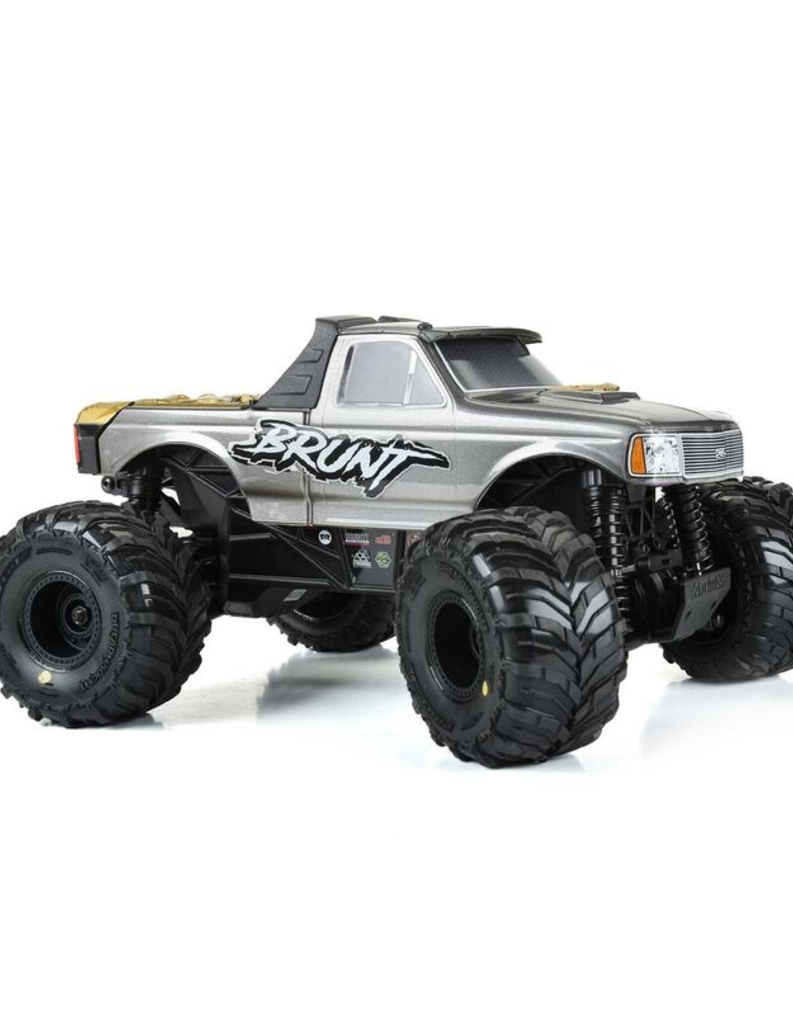 Proline Racing PRO1030010  Dreadnaught Mounted Black Wheel F/R (4) GROM