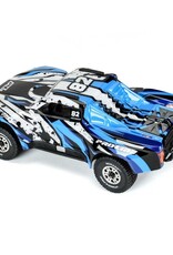 Proline Racing PRO367520  Limited Edition Chevy Trophy Truck Body For Mojave GROM, Strike (Blue/White)