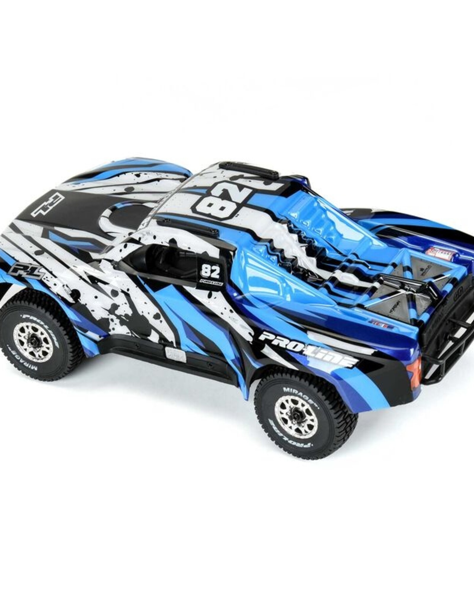 Proline Racing PRO367520  Limited Edition Chevy Trophy Truck Body For Mojave GROM, Strike (Blue/White)