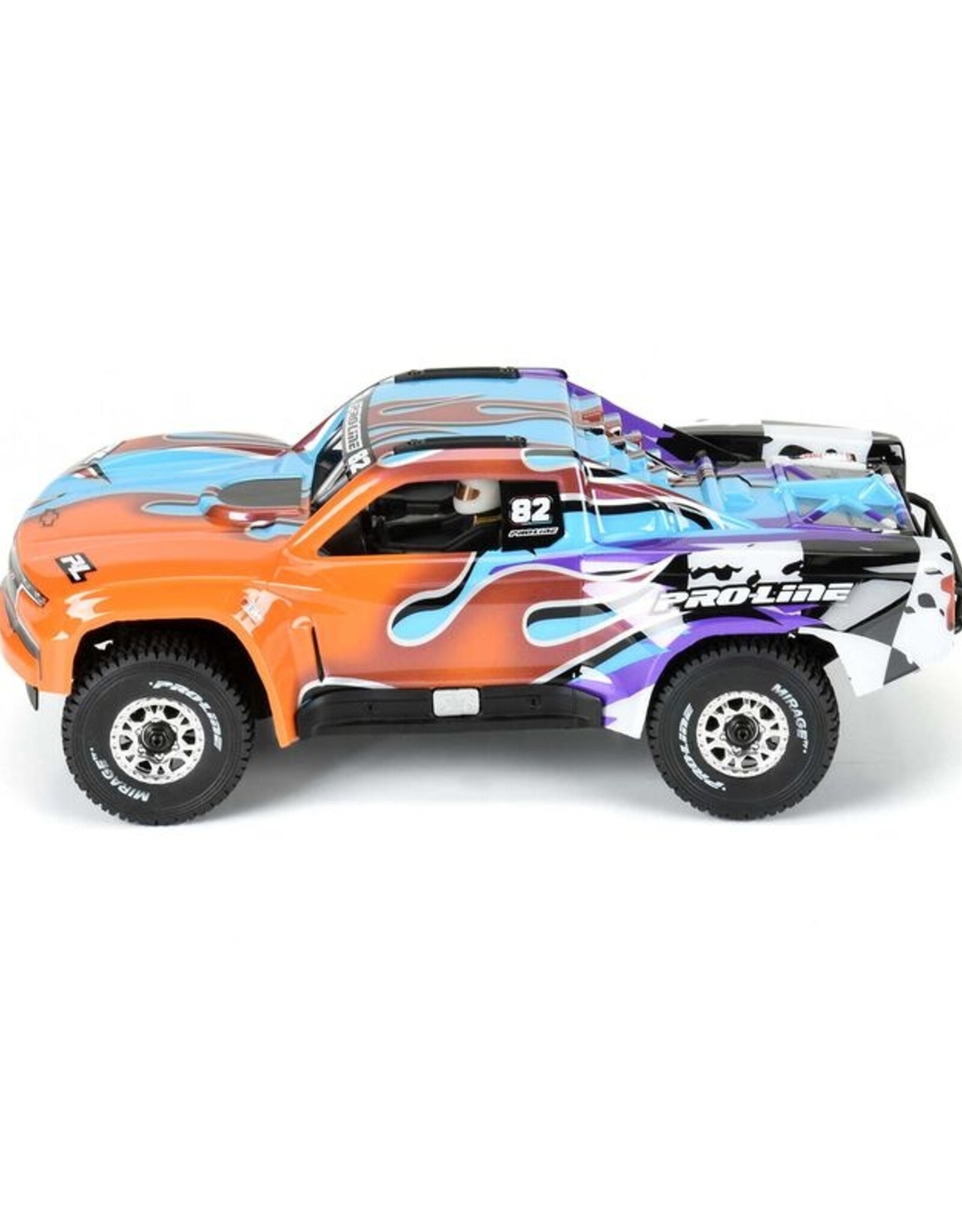Proline Racing PRO367522  1/16 Limited Edition Chevy Trophy Truck Body for MOJAVE GROM, Fire and Ice (Pink/Aqua)
