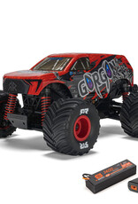 Arrma  ARA2130T2 1/16 GORGON GROM 4X4 RTR Brushed Monster Truck (Battery & Charger Included), Red