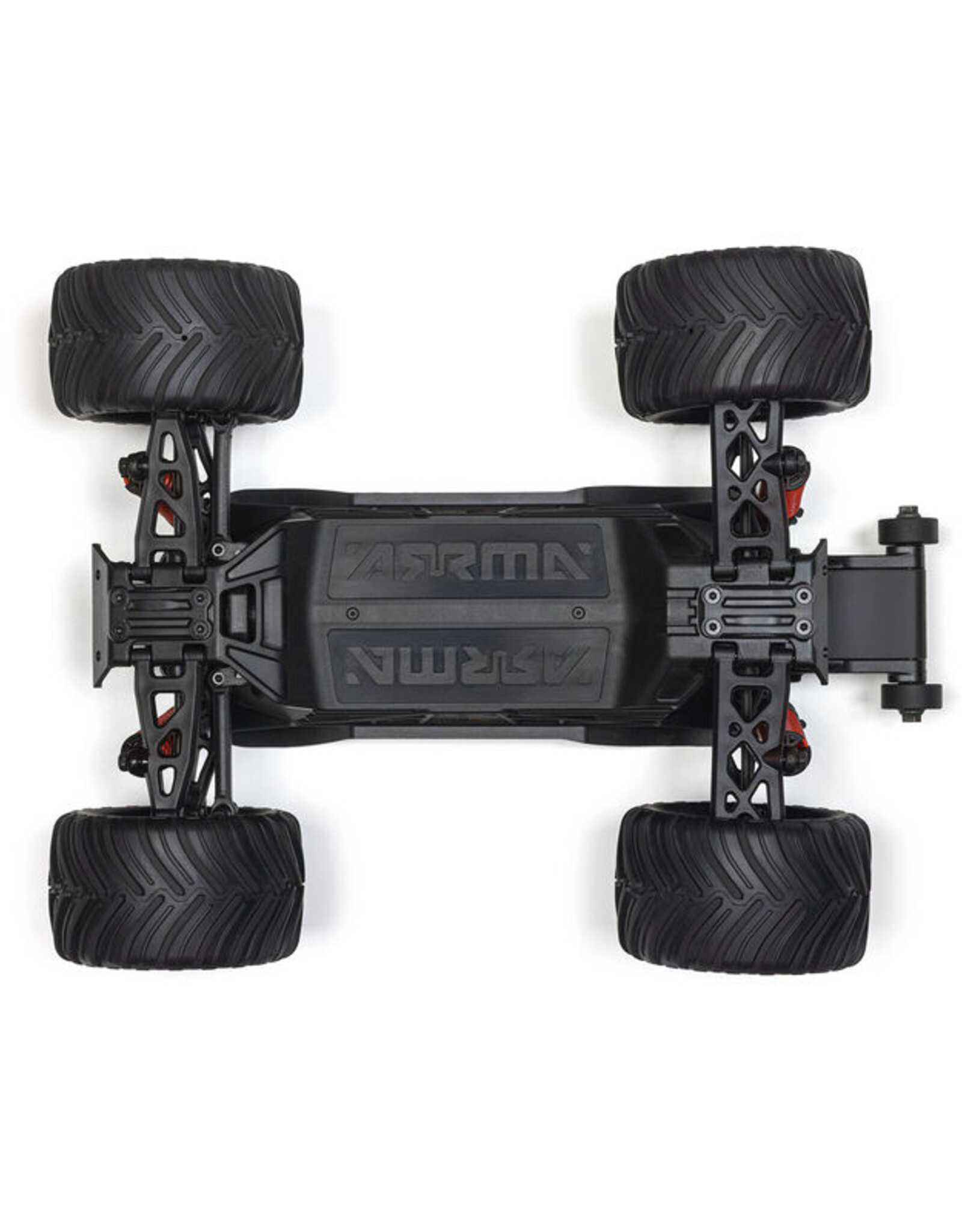 Arrma  ARA2130T2 1/16 GORGON GROM 4X4 RTR Brushed Monster Truck (Battery & Charger Included), Red