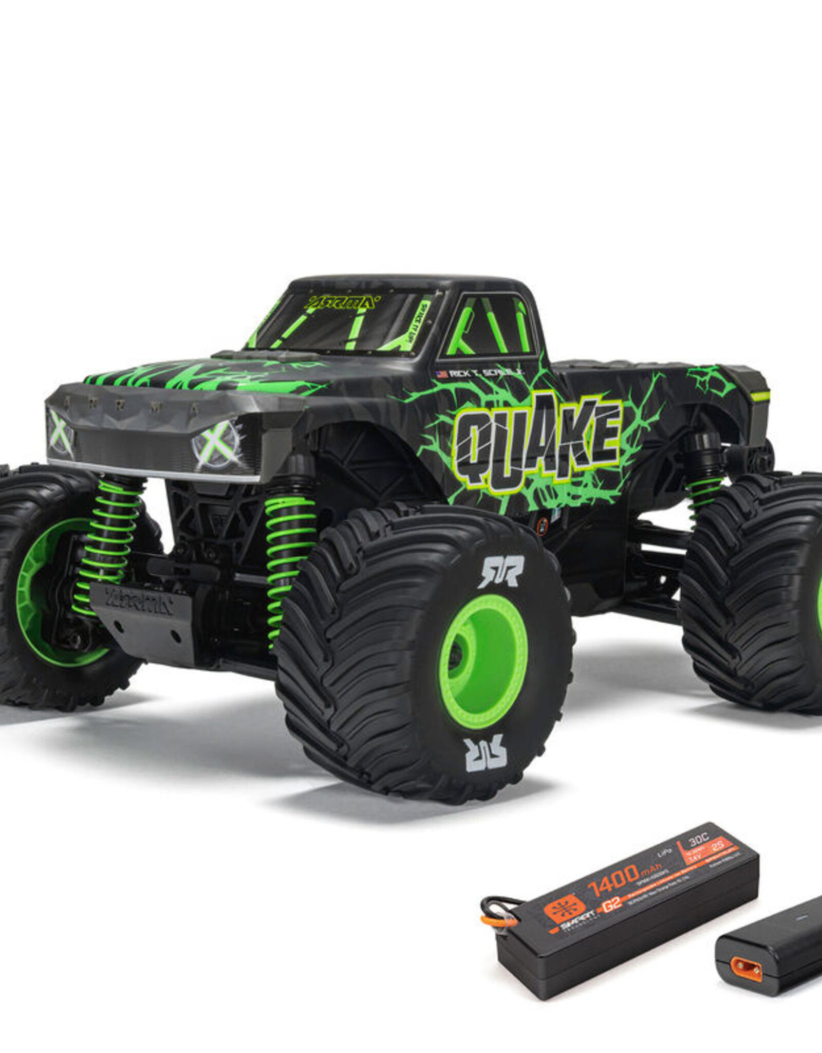 Arrma ARA2137T2  1/16 QUAKE GROM 4X4 RTR (Battery & Charger Included), Green