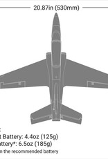 E-flite UMX Viper 30mm EDF Jet BNF Basic with AS3X and SAFE Select