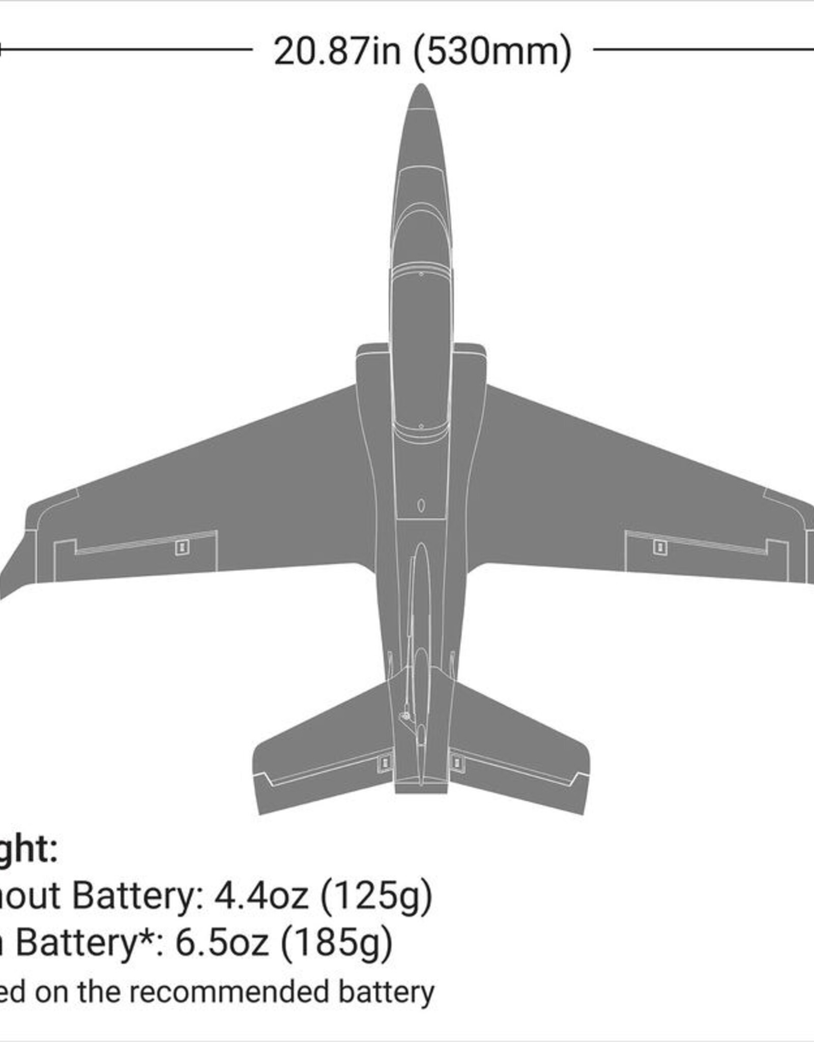 E-flite UMX Viper 30mm EDF Jet BNF Basic with AS3X and SAFE Select