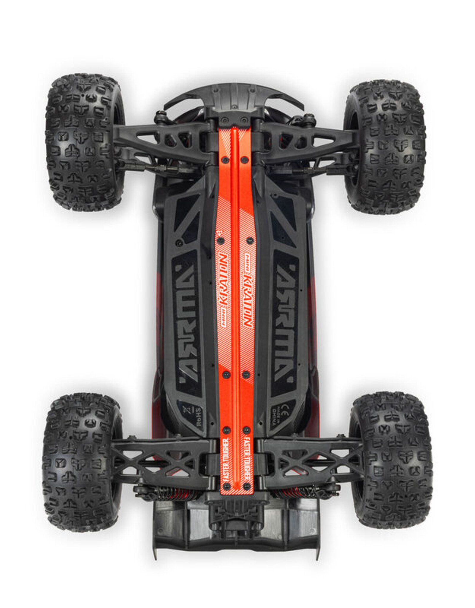 Arrma ARA2508T1 1/16 Mini KRATON 3S DSC 4X4 RTR Brushless Speed Truck , Black/Red