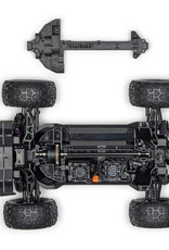 Arrma ARA2508T1 1/16 Mini KRATON 3S DSC 4X4 RTR Brushless Speed Truck , Black/Red