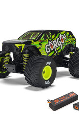 Arrma ARA2130T1  1/16 GORGON GROM 4X4 RTR Brushed Monster Truck, Yellow