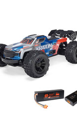 Arrma ARA2508ST1 1/16 Mini KRATON 3S DSC 4X4 RTR Brushless (3S & Charger) Red/Blue
