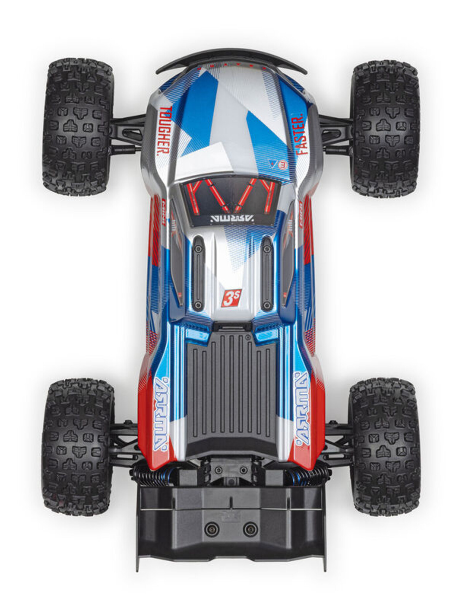 Arrma ARA2508ST1 1/16 Mini KRATON 3S DSC 4X4 RTR Brushless (3S & Charger) Red/Blue