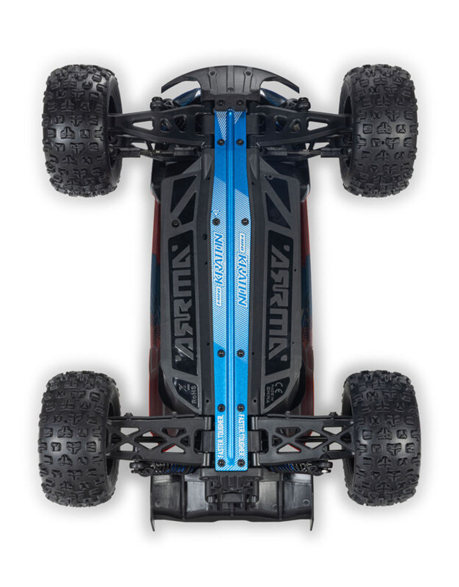 Arrma ARA2508ST1 1/16 Mini KRATON 3S DSC 4X4 RTR Brushless (3S & Charger) Red/Blue