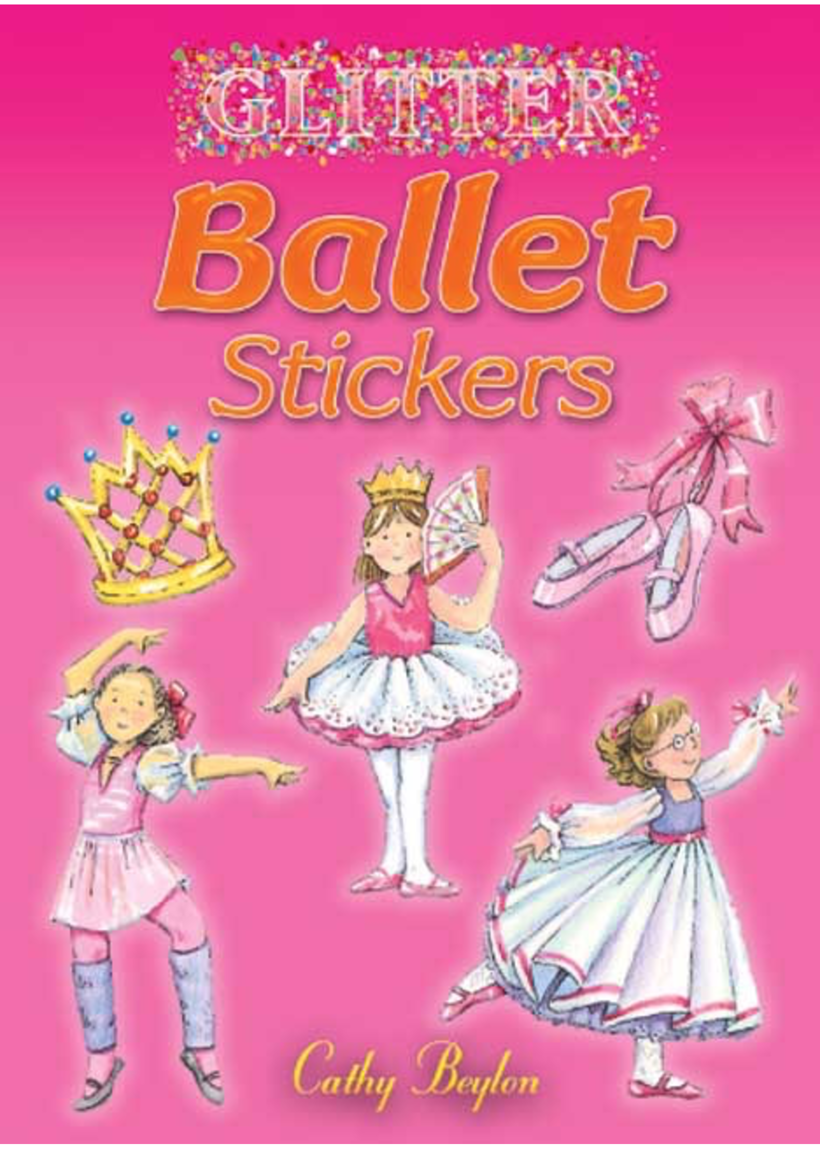 DOVER PUBLICATIONS GLITTER BALLET STICKERS BOOK