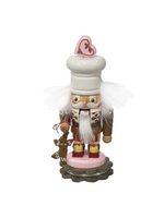 KURT S. ADLER C8083 GINGERBREAD SQUATTY NUTCRACKER ON THIN MINT COOKIE