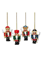 KURT S. ADLER C0889 FIRM FOUNDATION WOODEN NUTCRACKER ORNAMENT