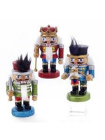 KURT S. ADLER C5870 GLITTERED SHORT & SQUATTY 5" NUTCRACKER