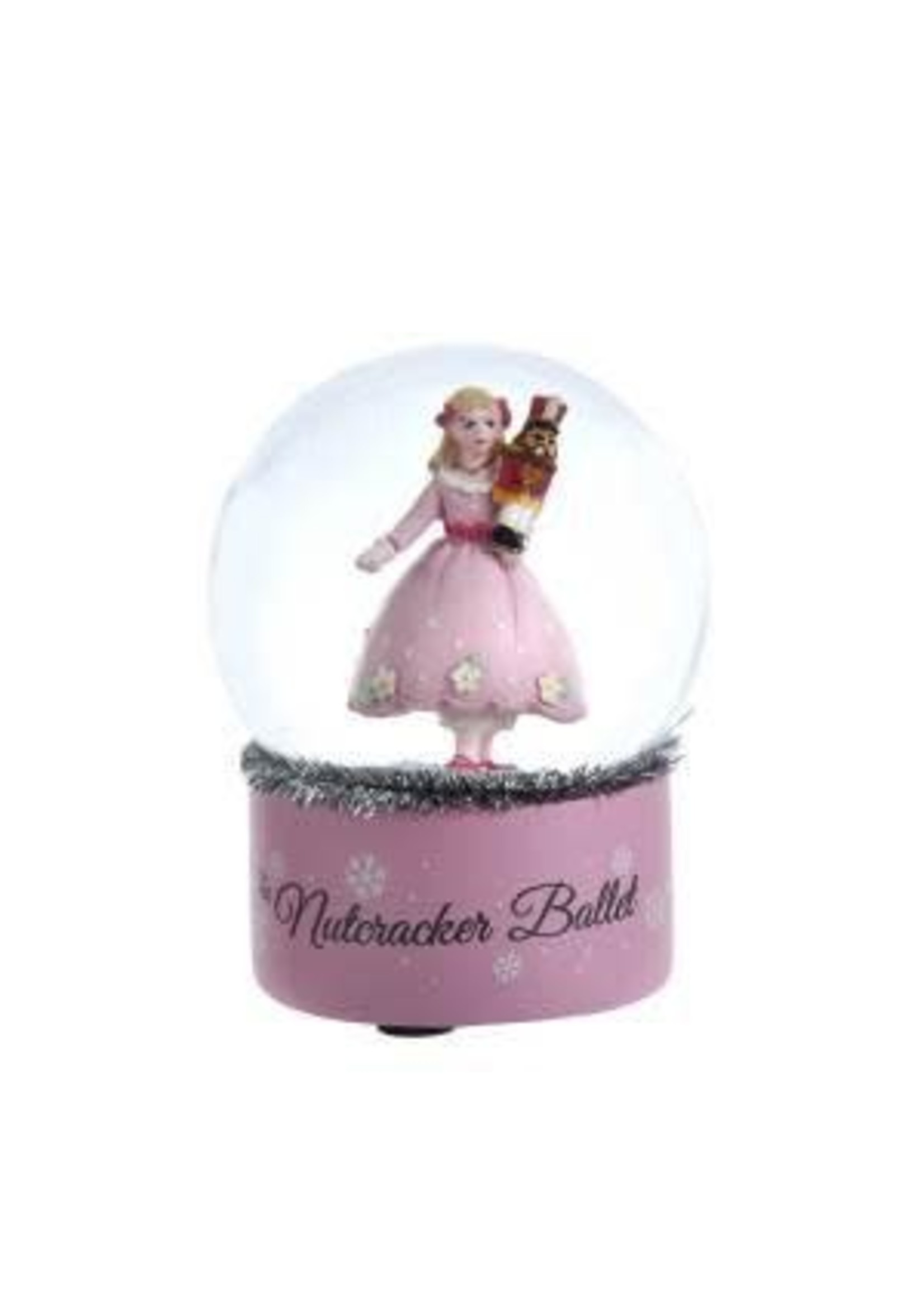 KURT S. ADLER H3346 MINIATURE CLARA & “THE NUTCRACKER” SNOW GLOBE