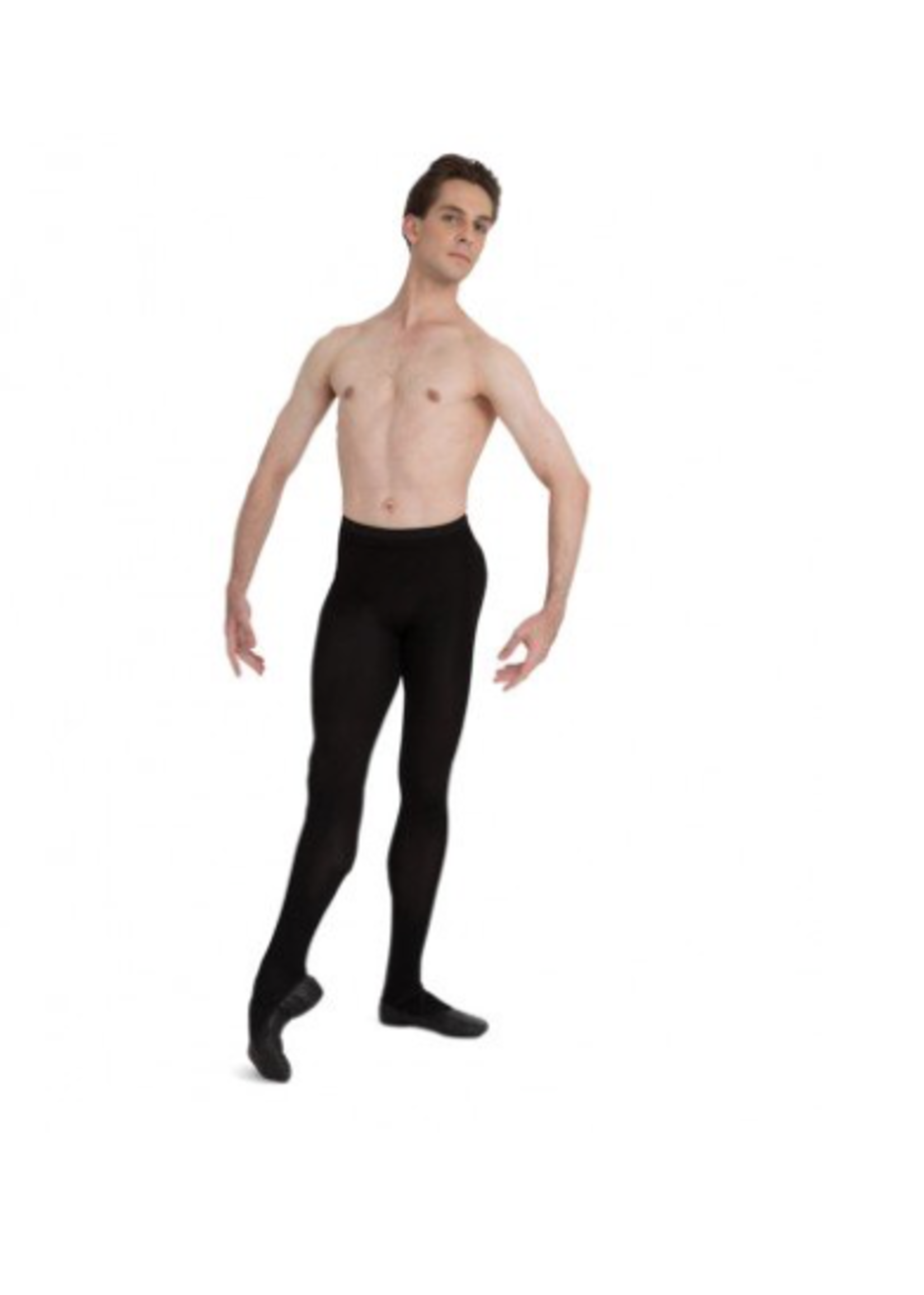 CAPEZIO & BUNHEADS AMT11 MEN'S SEAMED FOOTED TIGHT