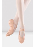 BLOCH & MIRELLA S0203L ADULT PROLITE II LEATHER SPLIT SOLE BALLET SLIPPER W/ CANVAS INSERT