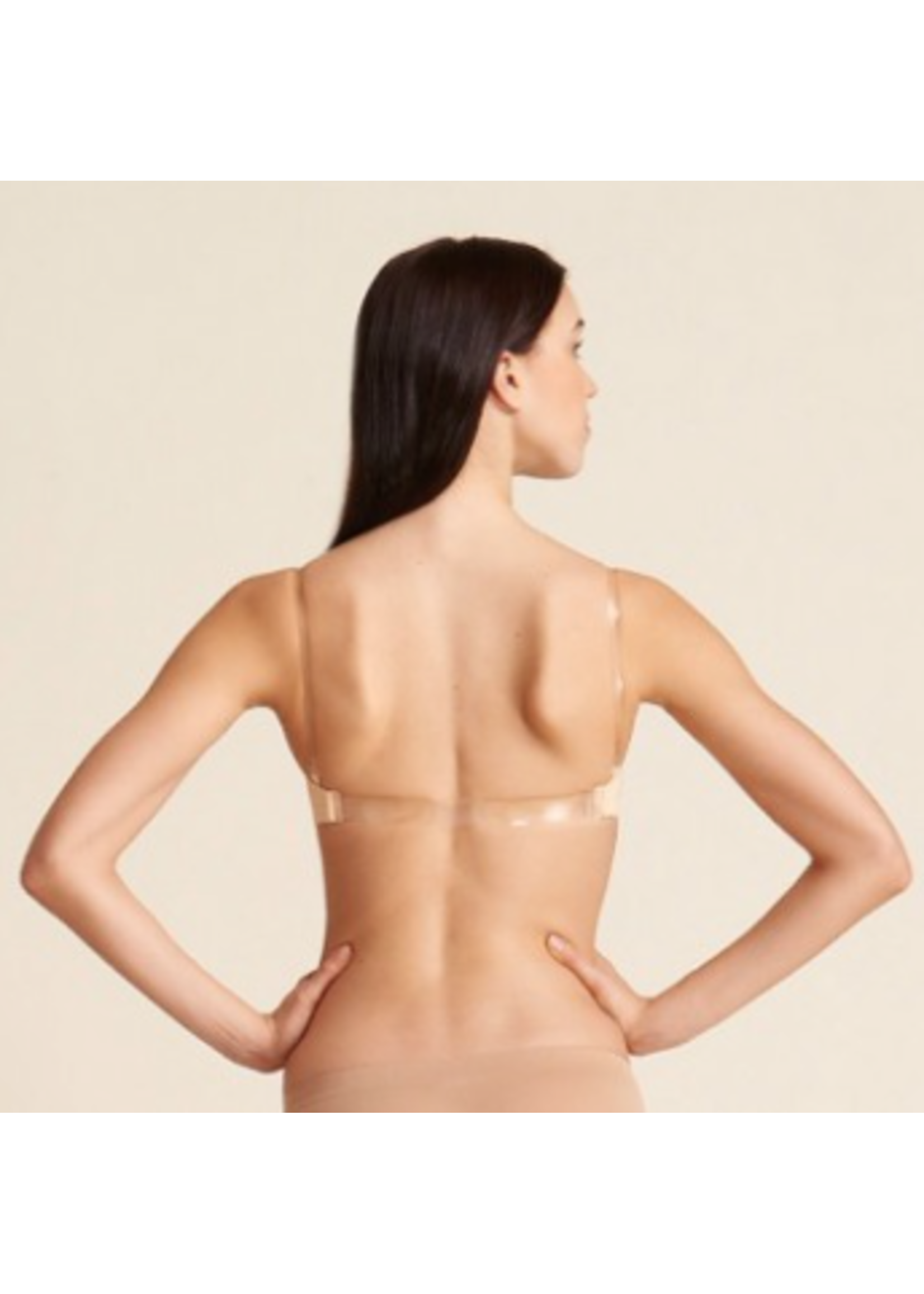 A3564 BRATEK CAMISOLE BRA w/ CLEAR BACK & STRAPS - Attitudes