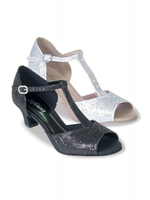 SO DANCA BL33 SPARKLY 1.5'' TSTRAP OPEN TOE BALLROOM SHOE