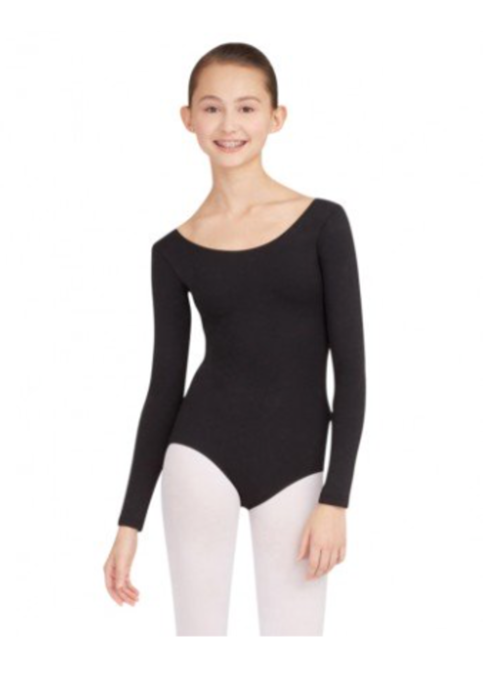 ATB135 TEAM BASIC ADULT L/S LEOTARD - Attitudes Dancewear Etc.