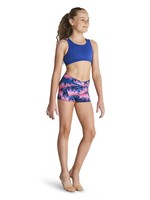 BLOCH & MIRELLA KAIA MIAMI INSPIREDPRINTED V FRONT CONTRAST SHORT