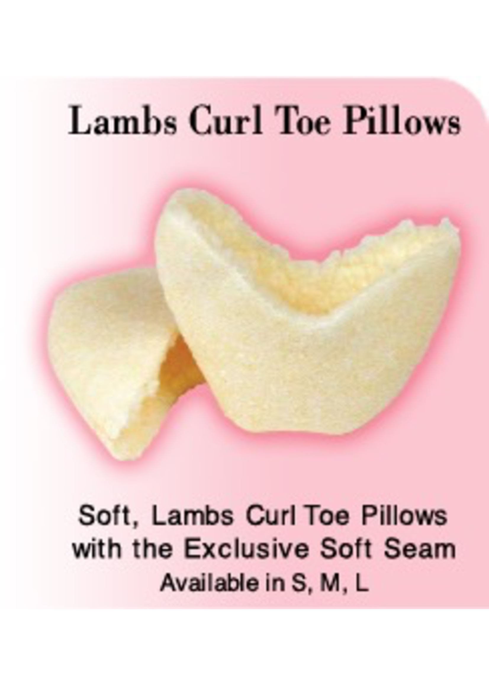 PILLOWS FOR POINTES LCTP LAMBS CURL TOE PAD